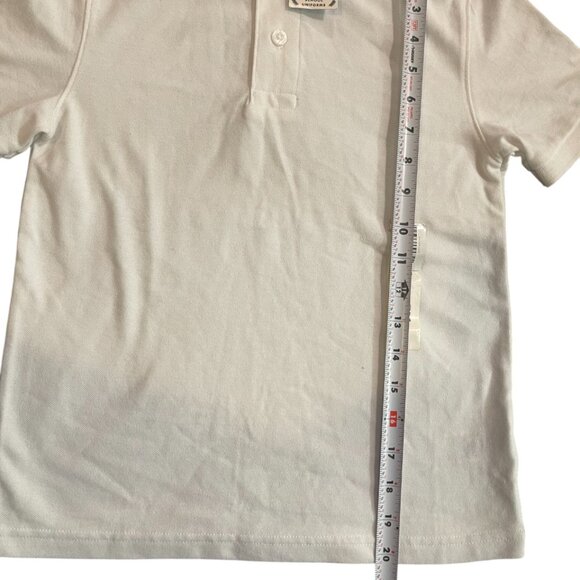 Cat & Jack. Boys' school sweater, size (6/7). White color. Made in Indonesia. - Picture 6 of 6